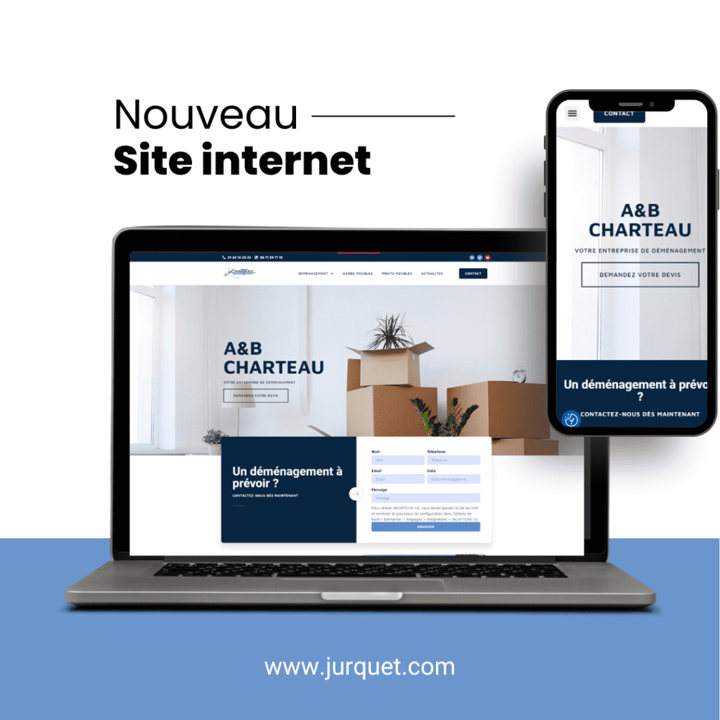 Nouveau site internet AB Charteau