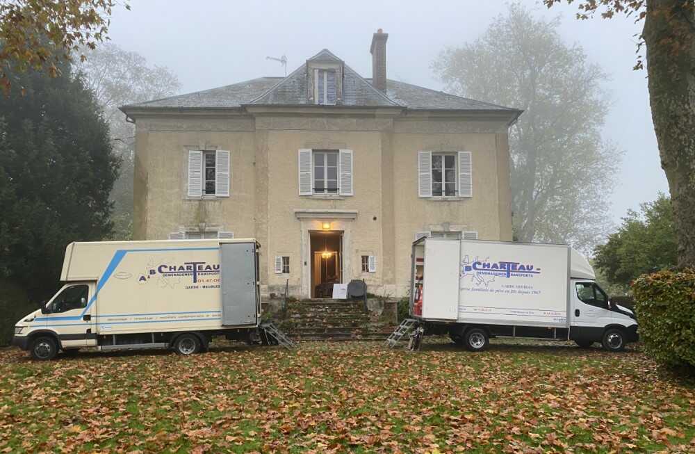 Déménagement avec deux camions en Ile-de-France